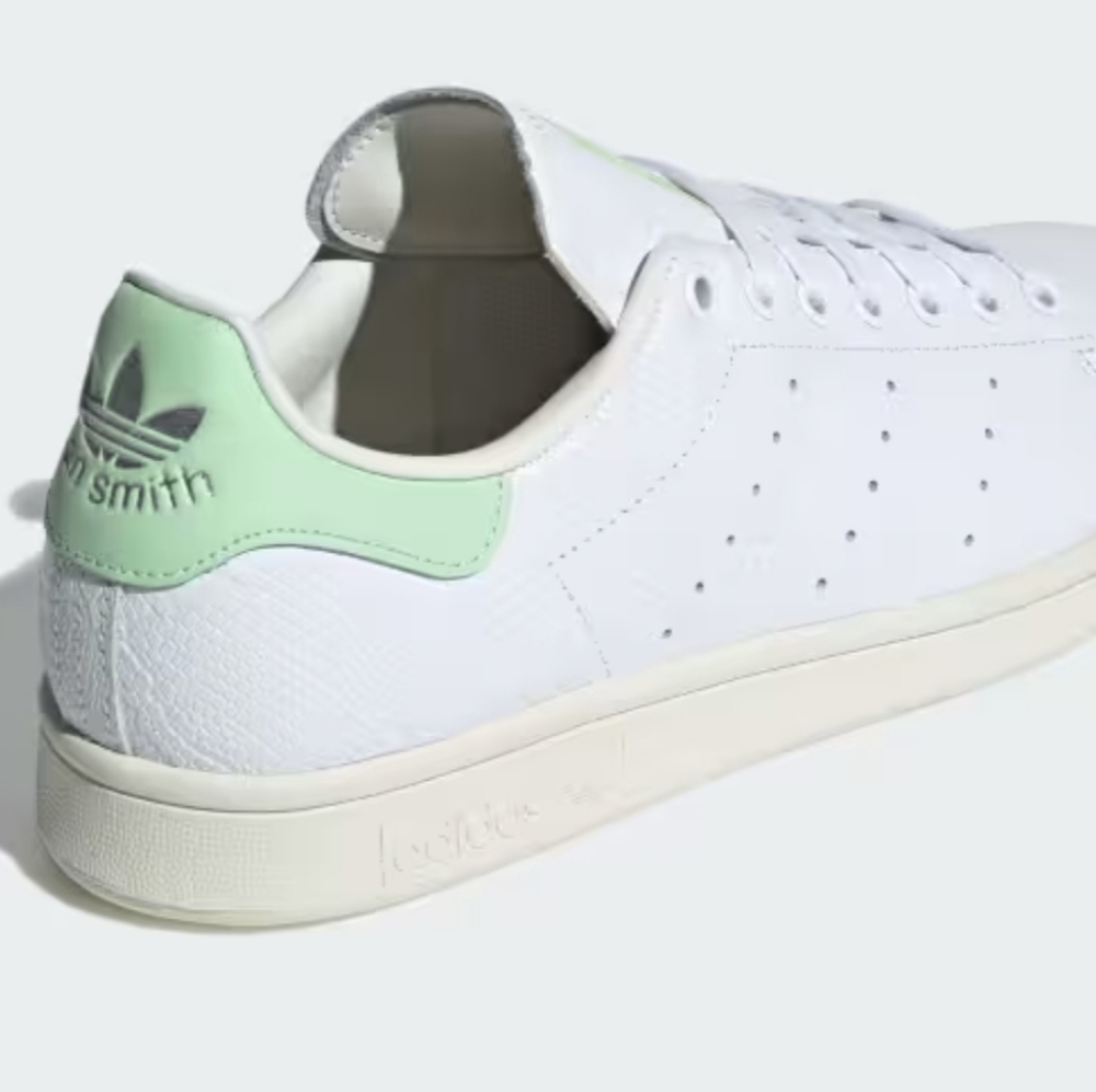 Adidas Stan smith W Cloud White / Semi Green Spark / Off White Size 8